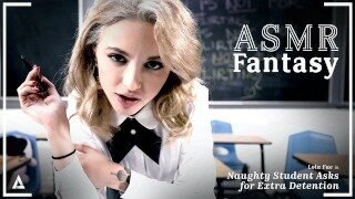ASMR Fantasy – Naughty Schoolgirl Lola Fae Swallows Your Cum In Detention! – POV Roleplay